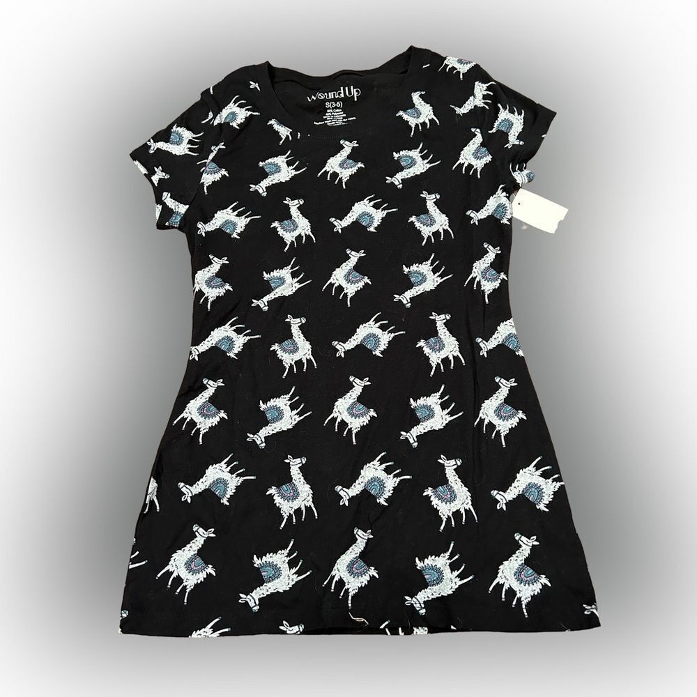 Juniors Wound Up Llama T-shirt NWT
